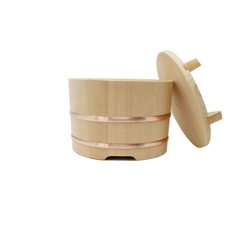 Yamacoh Ohitsu Sawara Wooden Rice Container From Japan (39Cm)