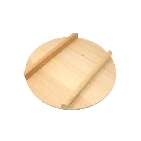 Yamacoh Sawara Cypress Round Wooden Lid For Hangiri Sushi Rice Mixing Bowl for 48cm Hangiri