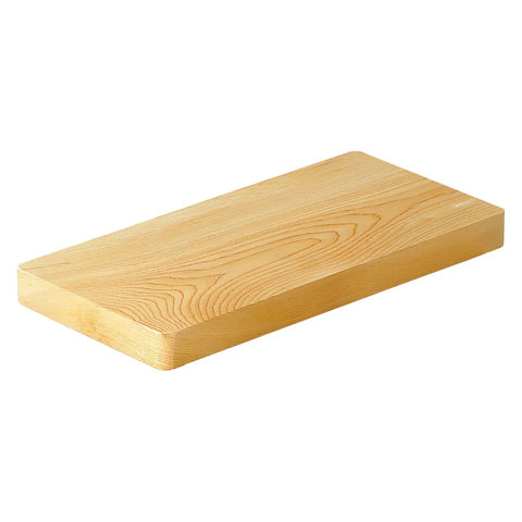 Yamacoh Single Piece Kiso Hinoki Cypress Wooden Cutting Board 36×18cm