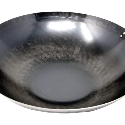 Yamada Hammered Iron Double-Handle Wok (1.2Mm Thickness) 36cm