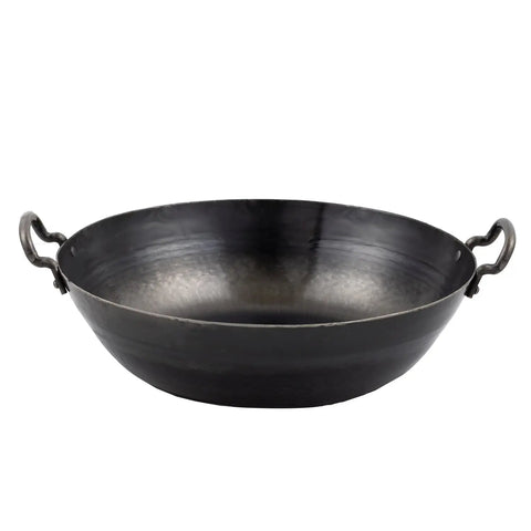 Yamada Hammered Iron Tempura Pan 24cm