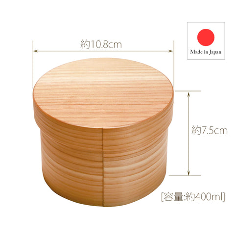 Yamaco Japanese Bento Box Nokke Mini Made In Japan 843596 Natural