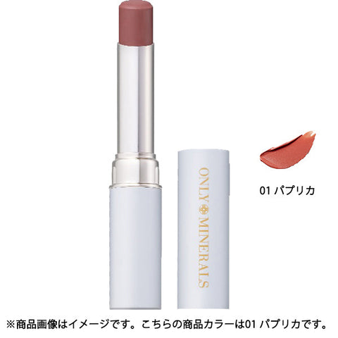 Yarman Only Mineral Air Rouge 01 Paprika 3g - Moisturizing Matte Lipstick