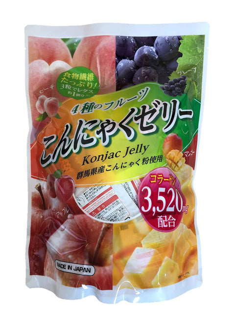 Yukiguni Konjac Jelly 64 Bags (4 Types) From Snow Country Agriculture Japan