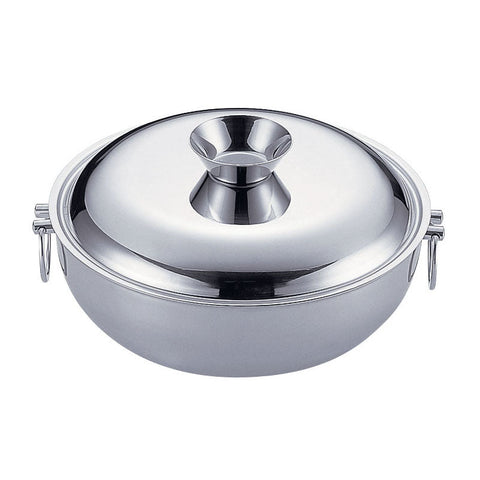 Yukiwa Stainless Steel Shabu Shabu Hot Pot 25cm