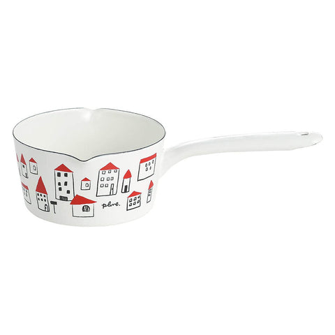 Yutaka Horo Plune Enameled Milk Pan House