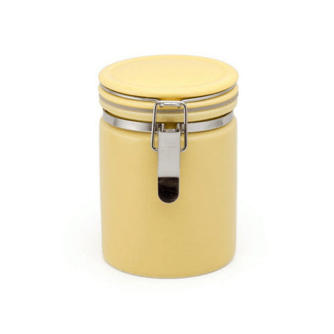 Zero Japan Mino Ware Ceramic Tea Canister 100 Yellow