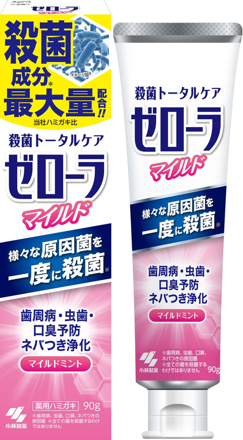 Zerora Mild Mint Sterilization Toothpaste 90G Japan Quasi-Drug | Prevention Of Periodontal Disease