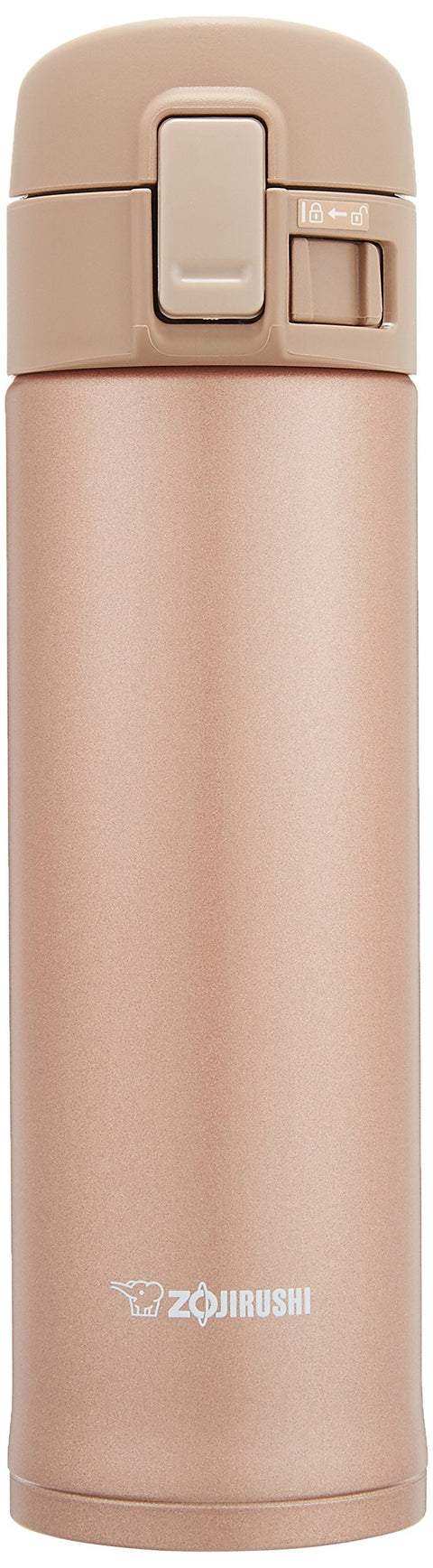 Zojirushi Sm-Kc48-Nm Water Bottle Direct Drinking Stainless Mug Rose Gold 480ml - Thermos Bottles