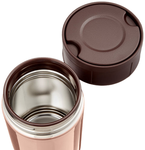 Zojirushi (Zojirushi) Stainless Steel Hood Jar 450Ml Rose Gold Sw-Hc45-Nm