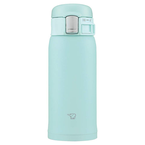 Zojirushi (Zojirushi) Water Bottle Direct Drink [One-Touch Open] Stainless Mug 360Ml Mint Blue Sm-Sf36-Am