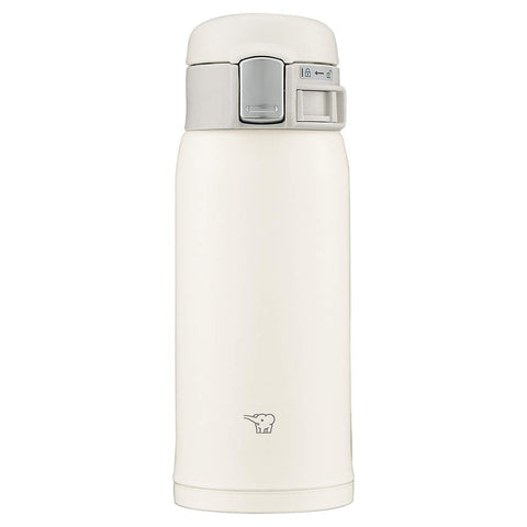 Zojirushi (Zojirushi) Water Bottle Direct Drinking [One-Touch Open] Stainless Mug 360Ml Pale White Sm-Sf36-Wm