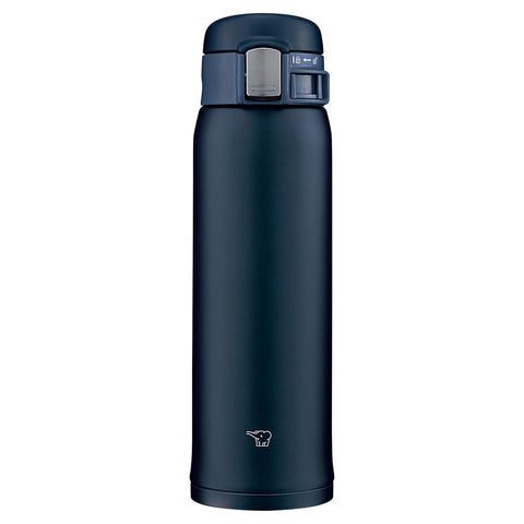 Zojirushi (Zojirushi) Water Bottle Direct Drinking [One-Touch Open] Stainless Mug 480Ml Navy Sm-Sf48-Ad