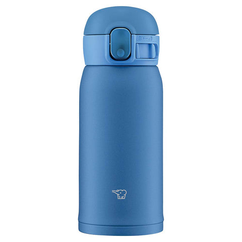 Zojirushi (Zojirushi) Water Bottle One Touch Stainless Mug Seamless 0.36L Blue Sm-Wa36-Aa