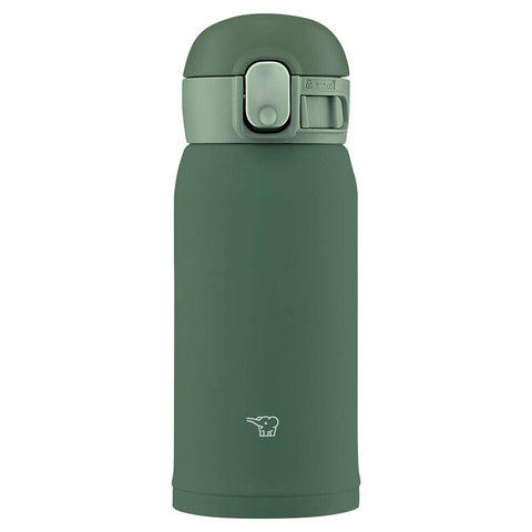 Zojirushi Sm-Wa36-Gd Stainless Steel Mug Seamless One Touch Khaki 360ml - Japanese Thermos Bottle