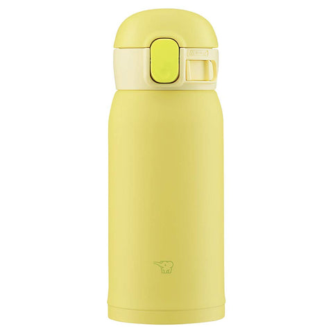 Zojirushi (Zojirushi) Water Bottle One Touch Stainless Mug Seamless 0.36L Lemon Sm-Wa36-Ya