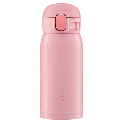 Zojirushi (Zojirushi) Water Bottle One Touch Stainless Mug Seamless 0.36L Peach Pink Sm-Wa36-Pa