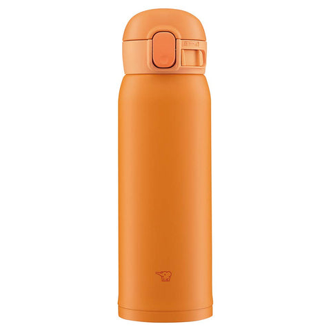 Zojirushi Sm-Wa48-Da Stainless Steel Mug Seamless One Touch Orange 480ml - Japanese Stainless Mug