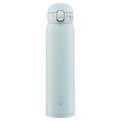 Zojirushi Sm-Wa60-Hl Stainless Steel Mug Seamless One Touch Ice Gray 600ml - Japanese Thermos Mugs