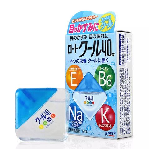 Cool 40α Cooling Vitamin Eye Drops (12ml) - Best-selling Japanese Eye Drop