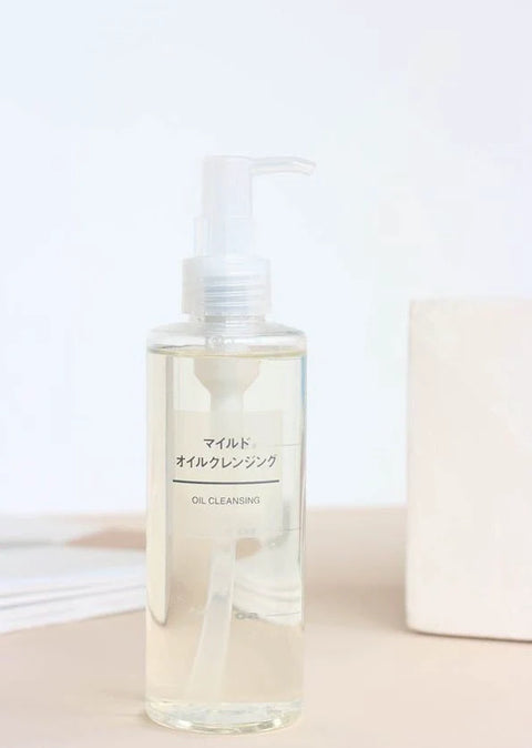 Muji Oil Cleansing 400ml - Mild Cleansing Oil For Oily Skin - Japanese Makeup Remover