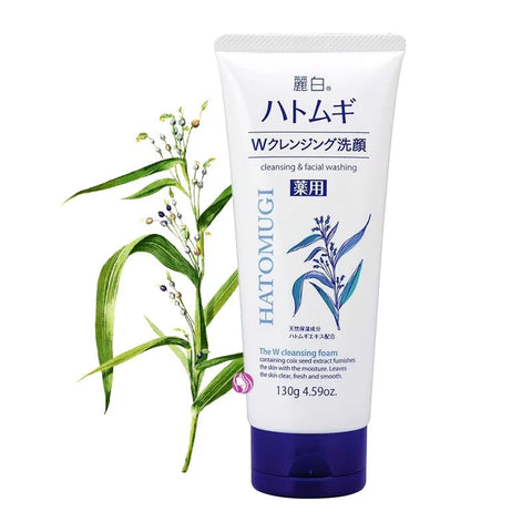 Hatomugi W Cleansing Foam 130g