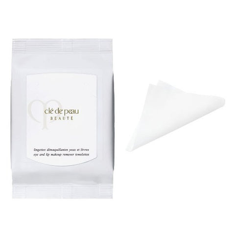 Shiseido Cle De Peau Beaute Eye And Lip Makeup Remover Towelettes 50 Sheets