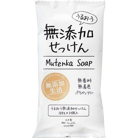 Max Moisturizing Additive-Free Soap 100 x 3 Pieces - Japanese Moisturizing Soap Brands