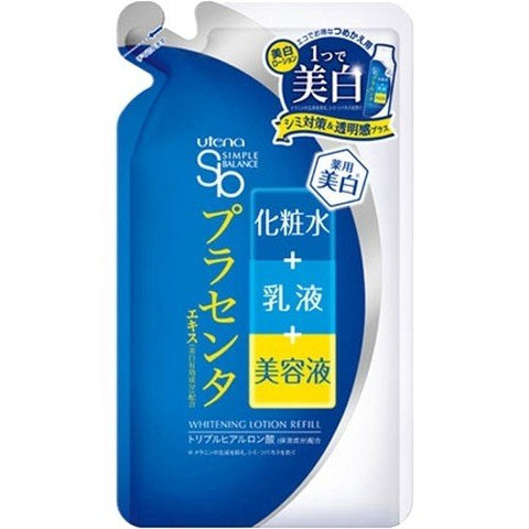 Utena Simple Balance Whitening Lotion 200ml [refill] - Japanese Facial Whitening Product