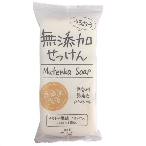 Max Moisturizing Additive-Free Soap 100 x 3 Pieces - Japanese Moisturizing Soap Brands