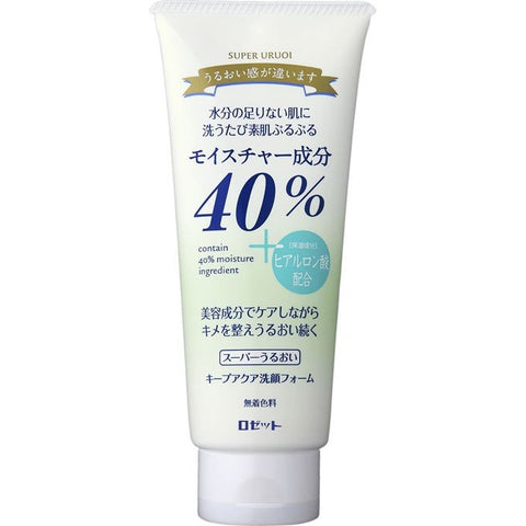 Rosette Super Uruoi Contains 40% Moisture Ingredient 168g - Japanese Face Wash