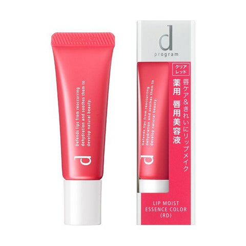 SHISEIDO d program LIP MOIST ESSENCE COLOR RD 10g