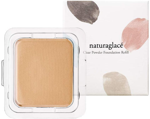 Naturaglacé Clear Powder Foundation NO3 SPF40/ PA +++ 11g [refill] - Japan Face Powder