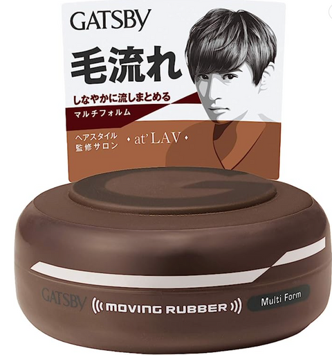 Mandom - Gatsby Moving Rubber Hair Wax Multi Form 80g