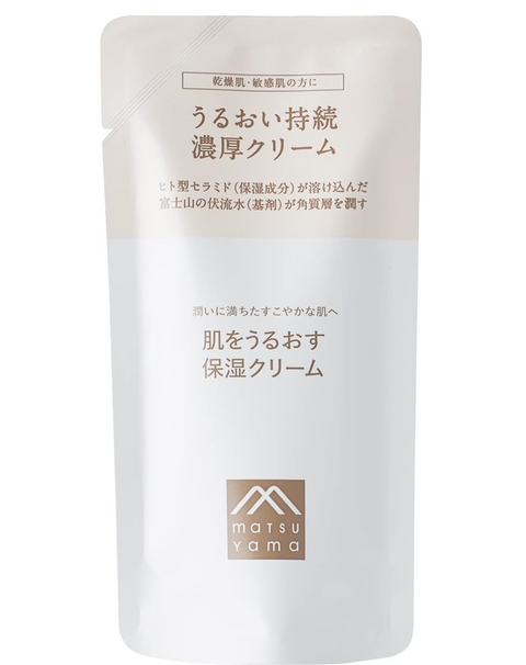 Matsuyama Moisturizing Cream For Dry & Sensitive Skin 45g [refill] - Japanese Moisturizing Cream