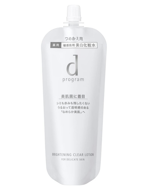 SHISEIDO dprogram WHITENING CLEAR LOTION MB REFILL 125ml