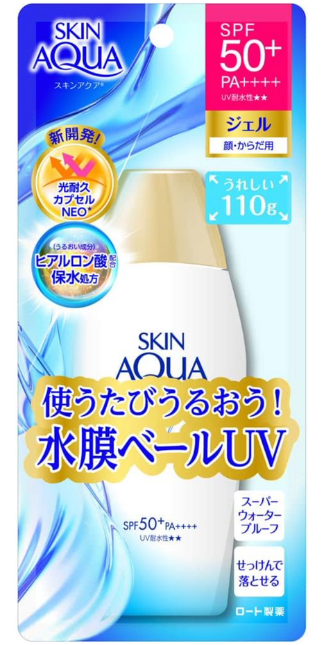 Skin Aqua Super Moisture Gel Sunscreen [Bottle] SPF 50+/PA++++ (110g)