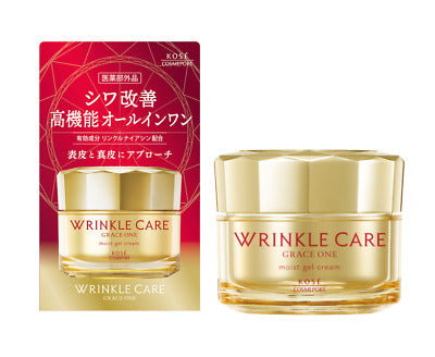 Kose Grace One Wrinkle Care Moist Gel Cream 100g - Japanese Wrinkle Moist Gel Cream