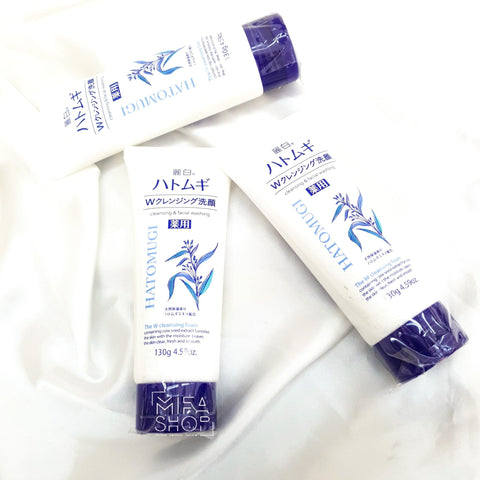 Hatomugi W Cleansing Foam 130g