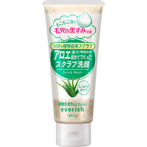 Utena Everish Aloe Extract Scrub Wash (135g) - Buy Japanese Aloe Facial Srub